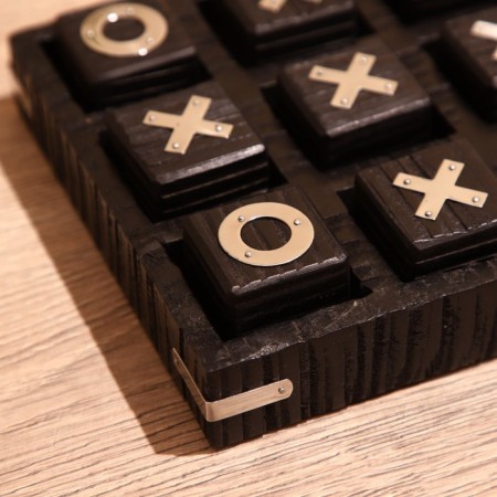 Game table "Crosses-nolics" 17x17 cm, manpower, steel-2