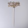 Topper "Beloved daughter, with flowers" on a suspension, Golden Gold beautifully