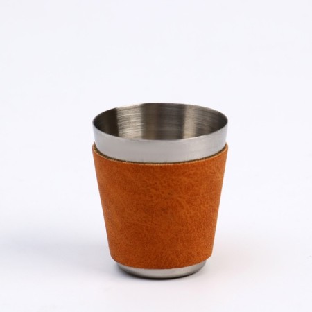 Gift set "Michael" 4 in 1: Flake 240 ml, funnel, 2 glasses, brown, 15 x 17 cm-3