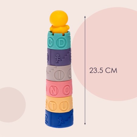 Soft pyramid "Tower", 6 items-1
