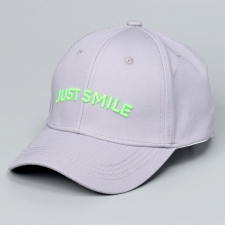 Baby cap for a boy just smile, gray color, rr 52-54, 5-7 years old-3