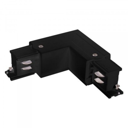 Corner Connector for the three -phase busbar Elektrostandard, 97x97x33 mm, black color