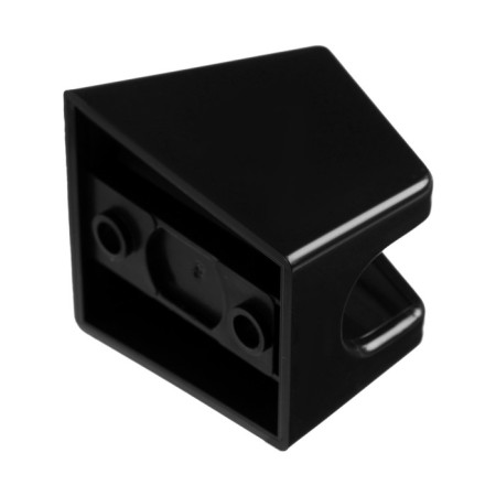 Holder for the shower watering can Zein Z125, unregulated, two positions, black-8