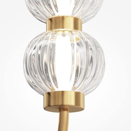 Bra Maytoni Mod5555WL-L11G3K, LED, 16 W, 145x278x606 mm, 800 lm, 3000k, gold-1