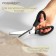Scissors "Wave", 9 ", 23 cm, step - 3 mm, black color