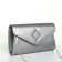 Female bag on a magnet, silver color