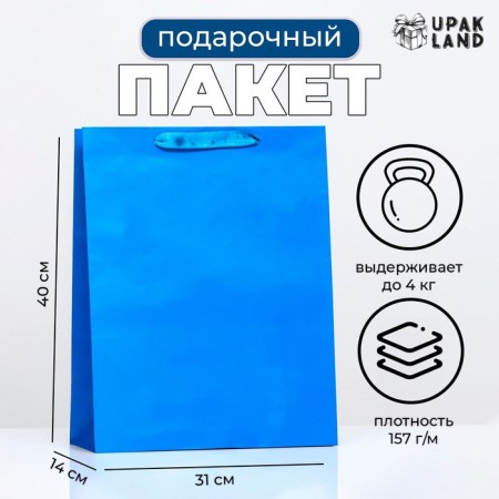 Laminated packet "Blue", 31 x 40 x 14 cm