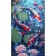 Picture on the numbers of the panel "Beautiful carps", 30 x 50 cm