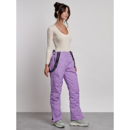 Semi -combinezone ski insulated female winter, size 42, purple color-2