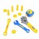 Game set of tools, blue tractor, 16 items
