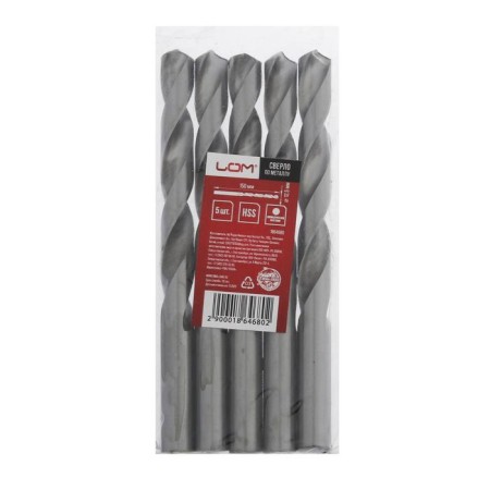 LOUM metal drill, HSS, cylindrical shank, 12.5 x 150 mm, 5 pcs.-1