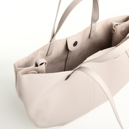 Women's bag on magnet, gray color-7