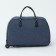 Road bag on wheels, external pocket, blue color