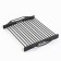 Ground grill "Lotus", thickness of rods 8 mm, handle steel 2 mm, 48 x 38 cm