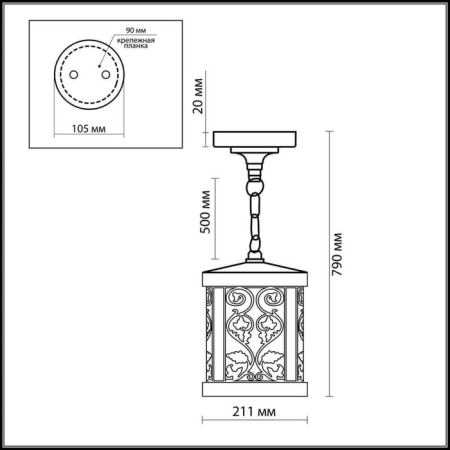 Kordi lamp, e27 100W, brown color-2
