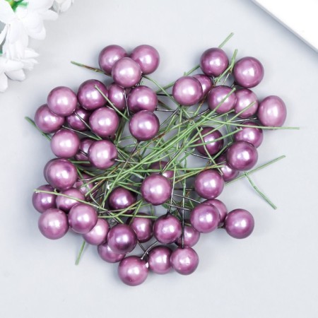 Stream for flowers "Ball pearl-lilac" d = 1.2 cm 6x1.2x1.2 cm-2