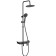 Lemark Tropic LM7012BL shower system, single -leaf, tropical shower, watering can, black