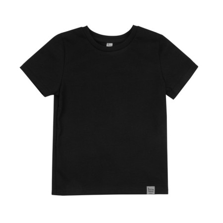 T -shirt for a boy "Basic", height 140 cm, black color-1