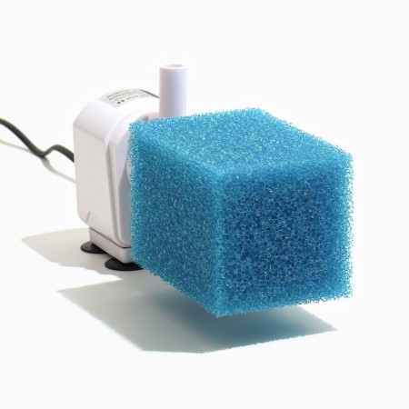 Rectangular sponge for filter No. 8, coarse, 8 x 8 x 12 cm, blue-4