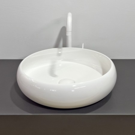 Comforty 114 liner shell, round, white color-2