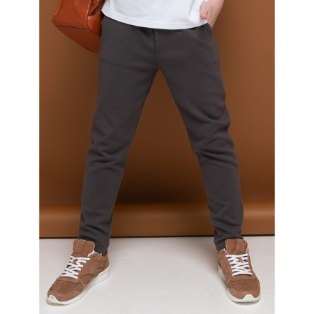 Pants for boys, height 158 ​​cm, dark gray color
