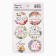 Paper stickers "since March 8" field flowers, for gifts, 9 × 16 cm