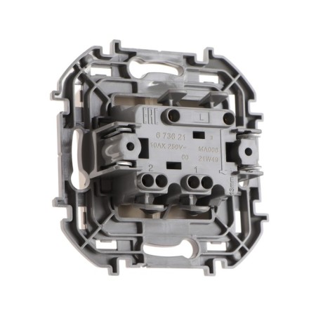 Two -clavy Legrand Inspiria, 10 AX, 250 V, ivory bone switch-1
