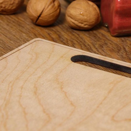 The board is cut and serving two -sided, rectangular, cutting handle, 30 × 20 × 0.6 cm-1