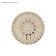Handle button RK201, white, with a golden insert, 8 pcs TMP