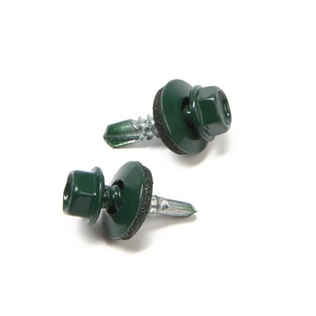 Roofing screws 5.5x19 mm, Ral6005 Color green, 250 pcs.-1