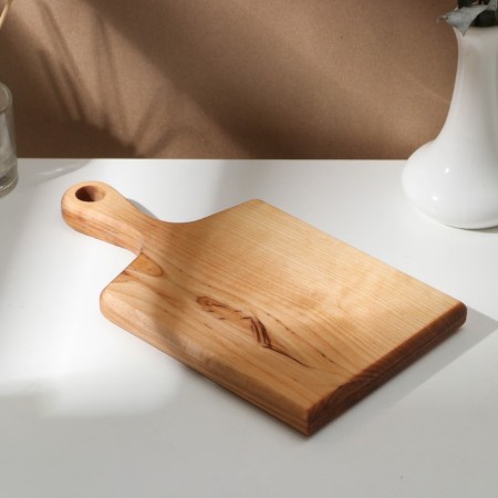 Groot board with ADELICA handle, 28 × 15 × 2.2 cm, covered with oil, whole birch-2