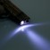 Gas lighter with a flashlight "Pistol", Piezo