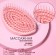 The comb is massage, for drying hair, 11 × 7.2 cm, beige color