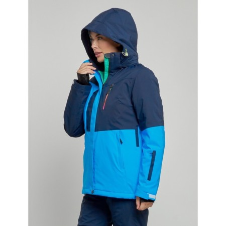 Ski jacket women's winter, size 42, blue color-1