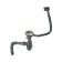 Kitchen sink Mixline 528183, mortise, thickness 0.6 mm, 49x49x18 cm, issue. 3 1/2 ", with Siphon