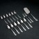 Tea set "Troika", 15 objects, silver color