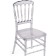 Plastic stool Chiavari 1 plastic, transparent 40x45x90 cm
