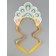 Kokoshnik roller "Crossing girl"