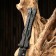 Barrow knife "Hornet" black, steel - 420, handle - steel, 21 cm 7560191