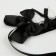 Carnival bandage "Lolita", black color with white lace