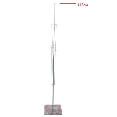 Standing for 7 sticks, filling stand, multi -colored pebbles