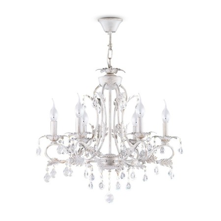 Freya Fr3040-PL-06-WG Dezi, 610x610x1075 mm, E14, 6x60W, white with gold-1
