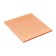 Block with a sticky edge of 76mm x 76mm 50l plastic transparent orange mother