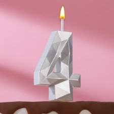 Candle in the cake on the skewer 