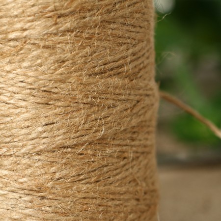 Judkey twine for garter plants, 200 m, 1200 teks, 2 threads, jute, Greengo-3