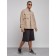Jeaning jacket men's, size 48, beige color