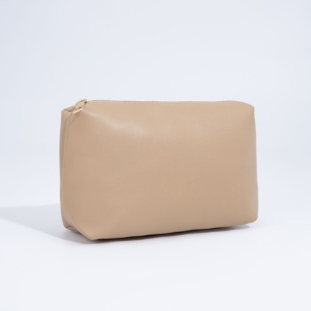Magnet bag bag, lightning cosmetic bag, beige color-4