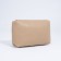 Magnet bag bag, lightning cosmetic bag, beige color
