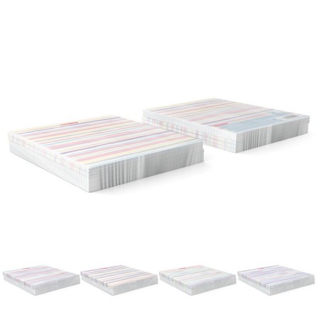 Notebook of 48 sheets in the Pastel Lines cage, cover coated cardboard, offset unit, mix-8