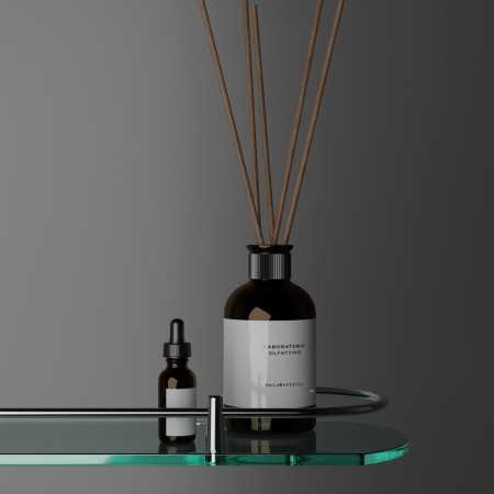 Bathroom shelf, 50 × 12 × 4 cm, metal, glass-6